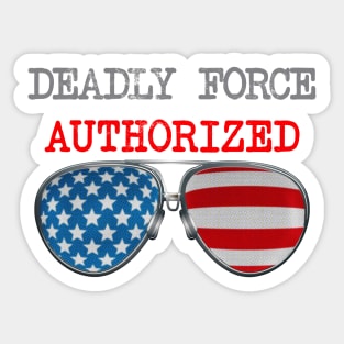 TOP GUN MAVERICK GLASSES - AUTHORIZED Sticker